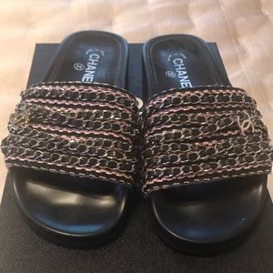 chanel slippers for women